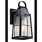 Lanterne murale extérieur Kichler Tolerand 49552BKT 1-lumière 75W noir texturé