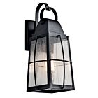 Lanterne murale extérieur Kichler Tolerand 49553BKT 1-lumière 100W noir texturé