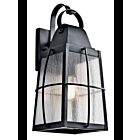 Lanterne murale extérieur Kichler Tolerand 49554BKT 1-lumière 150W noir texturé