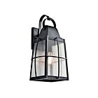 Lanterne murale extérieur Kichler Tolerand 49554BKT 1-lumière 150W noir texturé