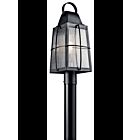 Lampe sur poteau extérieur Kichler Tolerand 49555BKT 1-lumière 150W noir texturé