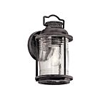 Lanterne murale extérieur Kichler Ashland 49569WZC 1-lumière 75W zinc patiné