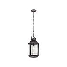 Suspendu extérieur Kichler Ashland 49572WZC 1-lumière 150W zinc patiné