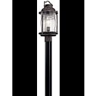 Lampe sur poteau extérieur Kichler Ashland 49573WZC 1-lumière 150W zinc patiné