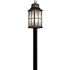 Lampe sur poteau extérieur Kichler Pallerton Way 49583OZ 1-lumière 100W vieux bronze