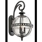 Lanterne murale extérieur Kichler Halleron 49601LD 3-lumières 60W londonderry