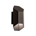 Lanterne murale extérieur à LED Kichler Estella 49607AZTLED 1-lumière 8W bronze architectural texturé