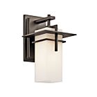 Lanterne murale extérieur Kichler Caterham 49642OZ 1-lumière 100W vieux bronze