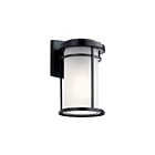 Lanterne murale extérieur Kichler Toman 49686BK 1-lumière 75W noir
