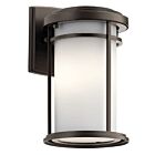 Lanterne murale extérieur Kichler Toman 49686OZ 1-lumière 75W vieux bronze