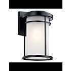 Lanterne murale extérieur Kichler Toman 49687BK 1-lumière 100W noir