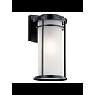 Lanterne murale extérieur Kichler Toman 49688BK 1-lumière 150W noir