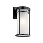 Kichler 49688BKL18 1-Lumière 10W Noir Lanterne murale d'extérieur