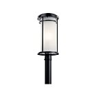 Monture pour poteau extérieur Kichler Toman 49690BK 1-lumière 150W noir