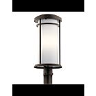 Monture pour poteau extérieur à LED Kichler Toman 49690OZL18 1-lumière 10W vieux bronze