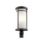 Monture pour poteau extérieur à LED Kichler Toman 49690OZL18 1-lumière 10W vieux bronze