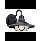 Lanterne murale extérieur Kichler Harvest Ridge 49691BKT 1-lumière 75W noir texturé