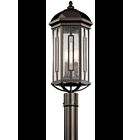 Lampe sur poteau extérieur Kichler Galemore 49712OZ 3-lumières 60W vieux bronze