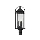 Kichler 49717BKT Harbor 240W Noir texturé Lampadaire extérieur