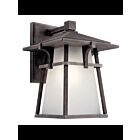 Lanterne murale extérieur à LED Kichler Beckett 49721WZCL18 1-lumière 10W zinc patiné