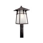Monture pour poteau extérieur Kichler Beckett 49724WZC 1-lumière 150W zinc patiné