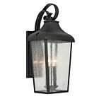 Kichler 49737BKT Forestdale 2-Lumières 120W Noir texturé Applique murale extérieur