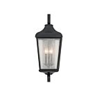 Kichler 49738BKT 3-Lumières 180W Noir texturé Lanterne murale d'extérieur