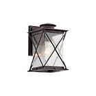 Lanterne murale extérieur Kichler Argyle 49743WZC 1-lumière 75W zinc patiné