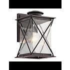 Lanterne murale extérieur Kichler Argyle 49745WZC 1-lumière 150W zinc patiné