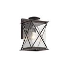 Lanterne murale extérieur Kichler Argyle 49745WZC 1-lumière 150W zinc patiné