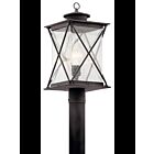 Lampe sur poteau extérieur Kichler Argyle 49746WZC 1-lumière 150W zinc patiné