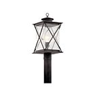Lampe sur poteau extérieur Kichler Argyle 49746WZC 1-lumière 150W zinc patiné