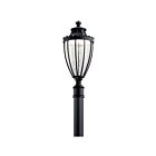Lampe sur poteau extérieur à LED Kichler Wakefield 49756BKTLED 1-lumière 25W noir texturé