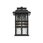 Kichler 49830BKT 1-Lumière 100W Noir texturé Lanterne murale d'extérieur