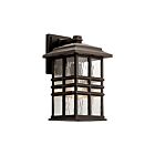 Lanterne murale extérieur Kichler Beacon Square 49830OZ 1-lumière 100W vieux bronze
