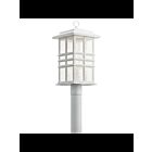 Monture pour poteau extérieur Kichler Beacon Square 49832WH 1-lumière 150W blanc
