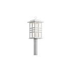 Monture pour poteau extérieur Kichler Beacon Square 49832WH 1-lumière 150W blanc
