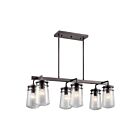 Chandelier d'extérieur Kichler Lyndon 49835AZ 6-lumières 100W bronze architectural