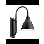 Lanterne murale extérieur Kichler Pellinord 49836BK 1-lumière 150W noir