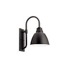 Lanterne murale extérieur Kichler Pellinord 49837BK 1-lumière 150W noir