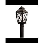 Monture pour poteau extérieur Kichler Tangier 49843OZ 1-lumière 150W vieux bronze
