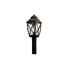 Monture pour poteau extérieur Kichler Tangier 49843OZ 1-lumière 150W vieux bronze