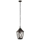 Suspendu extérieur Kichler Tangier 49844OZ 1-lumière 150W vieux bronze