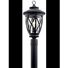 Lampe sur poteau extérieur Kichler Admirals 49849BKT 1-lumière 150W noir texturé