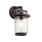 Lanterne murale extérieur Kichler Andover 49865WZC 1-lumière 100W zinc patiné