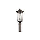 Lampe sur poteau extérieur Kichler Fairfield 49895OZ 1-lumière 100W vieux bronze