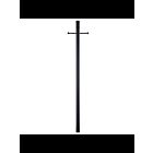 Poteau de lanterne avec support d'échelle Kichler 49904BK noir