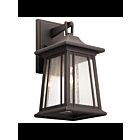 Lanterne murale extérieur Kichler Taden 49909RZ 1-lumière 100W bronze huilé