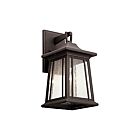 Lanterne murale extérieur Kichler Taden 49909RZ 1-lumière 100W bronze huilé