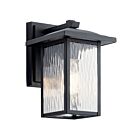 Lanterne murale extérieur Kichler Capanna 49924BKT 1-lumière 60W noir texturé